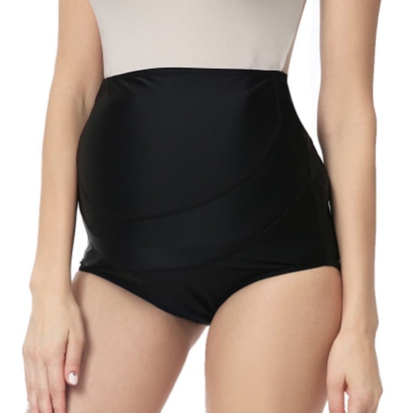 Kimi and Kai Other - SOLD - KIMI + KAI Swim KORTNEY SUPPORT Maternity BIKINI Bottom BLACK Small NEW